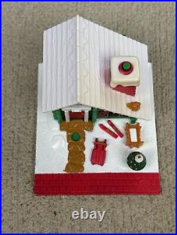Vintage Polly Pocket 1993 Musical Holiday Chalet Complete NO MUSIC Bluebird Toys