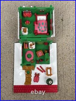 Vintage Polly Pocket 1993 Musical Holiday Chalet Complete NO MUSIC Bluebird Toys