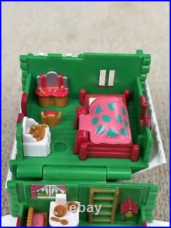 Vintage Polly Pocket 1993 Musical Holiday Chalet Complete NO MUSIC Bluebird Toys