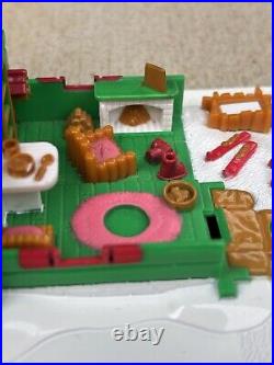 Vintage Polly Pocket 1993 Musical Holiday Chalet Complete NO MUSIC Bluebird Toys
