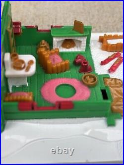 Vintage Polly Pocket 1993 Musical Holiday Chalet Complete NO MUSIC Bluebird Toys