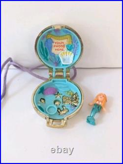 Vintage Polly Pocket 1993 Seashine Mermaid Gold Locket Necklace 100% Complete Vintage Polly Pocket 1993 Seashine Mermaid Gold Locket Necklace 100% Complete
