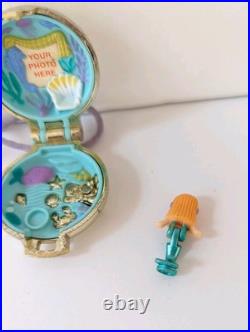 Vintage Polly Pocket 1993 Seashine Mermaid Gold Locket Necklace 100% Complete Vintage Polly Pocket 1993 Seashine Mermaid Gold Locket Necklace 100% Complete