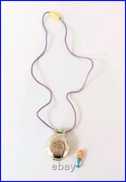 Vintage Polly Pocket 1993 Seashine Mermaid Gold Locket Necklace 100% Complete Vintage Polly Pocket 1993 Seashine Mermaid Gold Locket Necklace 100% Complete