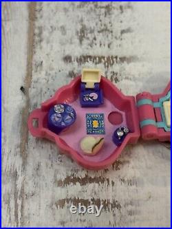 Vintage Polly Pocket 1995 Polly's Tea Time Locket Complete Bluebird Toys READ