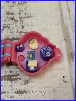 Vintage Polly Pocket 1995 Polly's Tea Time Locket Complete Bluebird Toys READ