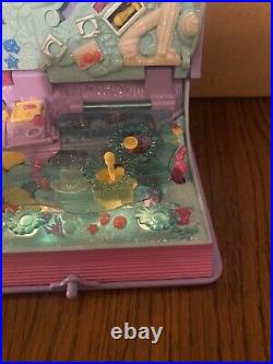 Vintage Polly Pocket 1995 Sparkling Mermaid Adventure COMPLETE + LIGHTS UP