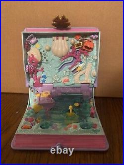 Vintage Polly Pocket 1995 Sparkling Mermaid Adventure COMPLETE + LIGHTS UP