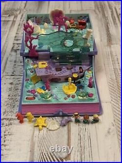 Vintage Polly Pocket 1995 Sparkling Mermaid Adventure Complete Bluebird Toys