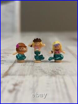 Vintage Polly Pocket 1995 Sparkling Mermaid Adventure Complete Bluebird Toys