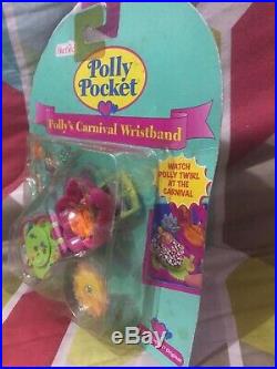 Vintage Polly Pocket 1996 Carnival Queen Wristband Rare New In Package