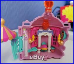 Vintage Polly Pocket 1996 Crown Palace 100% Complete with Crown Bluebird