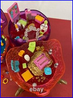 Vintage Polly Pocket 1996 Jewel Magic Ball w 1 Doll, Accessories & CROWN