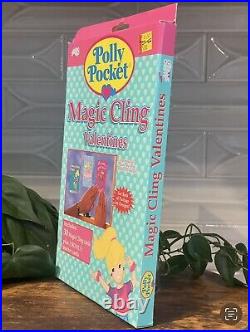 Vintage Polly Pocket 1996 Magic Cling Valentines, Complete Set, New Open Box