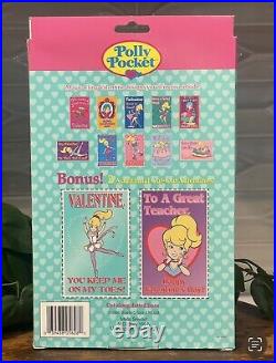 Vintage Polly Pocket 1996 Magic Cling Valentines, Complete Set, New Open Box