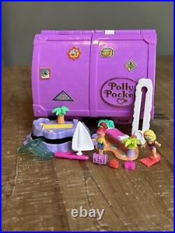 Vintage Polly Pocket 1996 Surf n' Swim Complete Bluebird Toys
