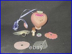 Vintage Polly Pocket 1996 Wedding Day Locket 99% Complete Pearl Variation Vintage Polly Pocket 1996 Wedding Day Locket 99% Complete Pearl Variation