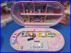 Vintage Polly Pocket 2 Cinderella Castles, 2 Clam Shells, 1 Stamp (NOT COMPLETE)