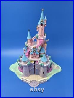 Vintage Polly Pocket 2 Cinderella Castles, 2 Clam Shells, 1 Stamp (NOT COMPLETE)