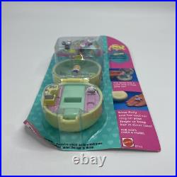 Vintage Polly Pocket 50's Diner Figure Playset Ring And Case 8743 Mattel 1993