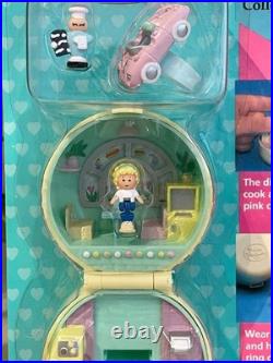Vintage Polly Pocket 50s Diner Ring and Ring Case NEW NIP Bluebird 1991