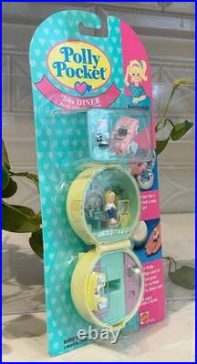 Vintage Polly Pocket 50s Diner Ring and Ring Case NEW NIP Bluebird 1991