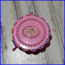 Vintage Polly Pocket 85% COMPLETE Birthday Surprise 1994 Blue Bird Pink Cake