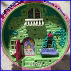 Vintage Polly Pocket 85% COMPLETE Birthday Surprise 1994 Blue Bird Pink Cake