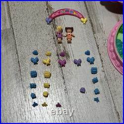 Vintage Polly Pocket 85% COMPLETE Birthday Surprise 1994 Blue Bird Pink Cake