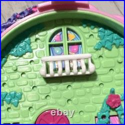 Vintage Polly Pocket 85% COMPLETE Birthday Surprise 1994 Blue Bird Pink Cake