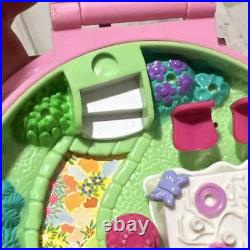 Vintage Polly Pocket 85% COMPLETE Birthday Surprise 1994 Blue Bird Pink Cake