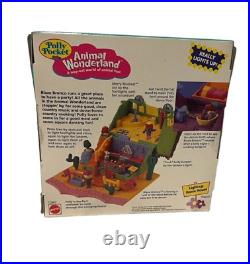 Vintage Polly Pocket Animal Wonderland Light-Up Kitty House Playset 1995 NIB