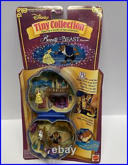 Vintage Polly Pocket BEAUTY & The BEAST Compact Playset NEW NIB Disney