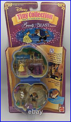 Vintage Polly Pocket BEAUTY & The BEAST Compact Playset NEW NIB Disney