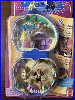 Vintage Polly Pocket BEAUTY & The BEAST Compact Playset NEW NIB Disney