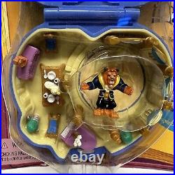 Vintage Polly Pocket BEAUTY & The BEAST Compact Playset NEW NIB Disney