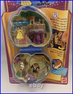 Vintage Polly Pocket BEAUTY & The BEAST Compact Playset NEW NIB Disney