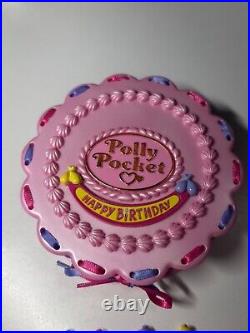 Vintage Polly Pocket BIRTHDAY SURPRISE cake (100% Complete) + 1 extra piece