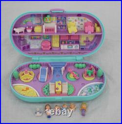 Vintage Polly Pocket Babysitting Stampers Playset Dolls Babies Bluebird 1992