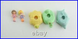 Vintage Polly Pocket Bath time Soap Dish Playset with Original Box Floats Figures