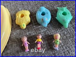 Vintage Polly Pocket Bathtime Soap Dish Yellow Playset 100% Complete Boxed VGC