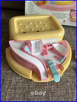 Vintage Polly Pocket Bathtime Soap Dish Yellow Playset 100% Complete Boxed VGC