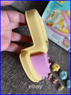 Vintage Polly Pocket Bathtime Soap Dish Yellow Playset 100% Complete Boxed VGC