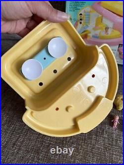 Vintage Polly Pocket Bathtime Soap Dish Yellow Playset 100% Complete Boxed VGC