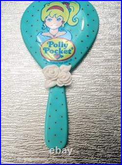 Vintage Polly Pocket Beauty Hand Mirror Very Rare & Hard To Find 1995 Bluebird