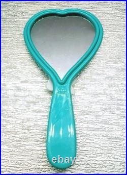 Vintage Polly Pocket Beauty Hand Mirror Very Rare & Hard To Find 1995 Bluebird