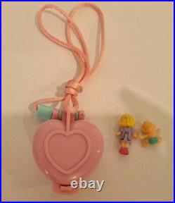 Vintage Polly Pocket BlueBird 1993 Baby and Duck Locket Necklace COMPLETE