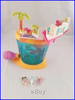 Vintage Polly Pocket BlueBird 1996 Dolphin Island COMPLETE USED RARE