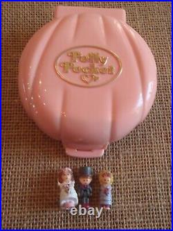 Vintage Polly Pocket Bluebird 1989 Bridesmaid Nancy's Wedding Compact Pink J1