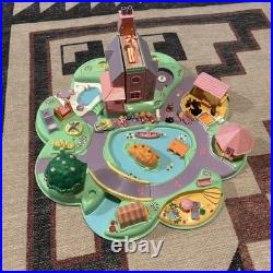Vintage Polly Pocket Bluebird 1991 Polly's Dream World Playset With 15 Pieces